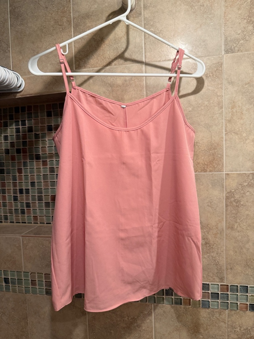 Light Pink Adjustable-Strap Sleep Chemise